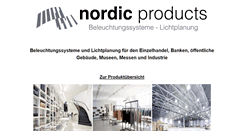 Desktop Screenshot of nordicproducts.de