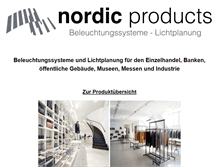 Tablet Screenshot of nordicproducts.de